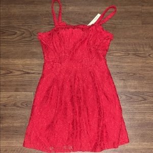 New Speechless Red Lace Dress
